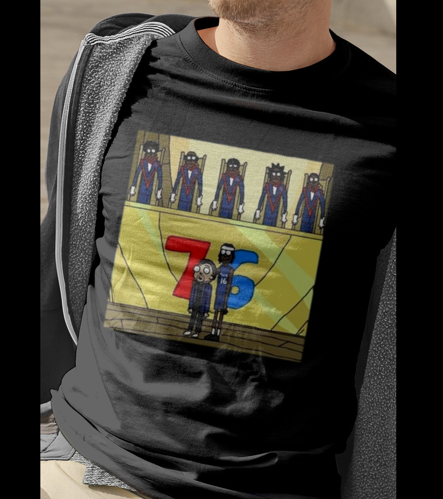 Council Of Rickys And Daryl Morty Sixers 76 T-Shirt