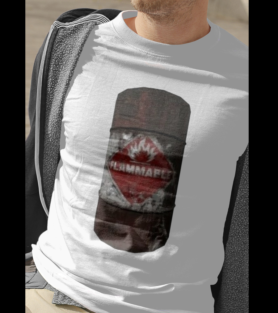 Flammable Barrel Red Hazard T-Shirt