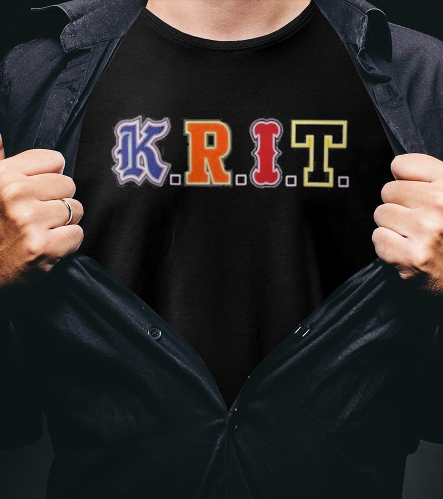 Big K.R.I.T. Varsity Style Multicolor T-Shirt