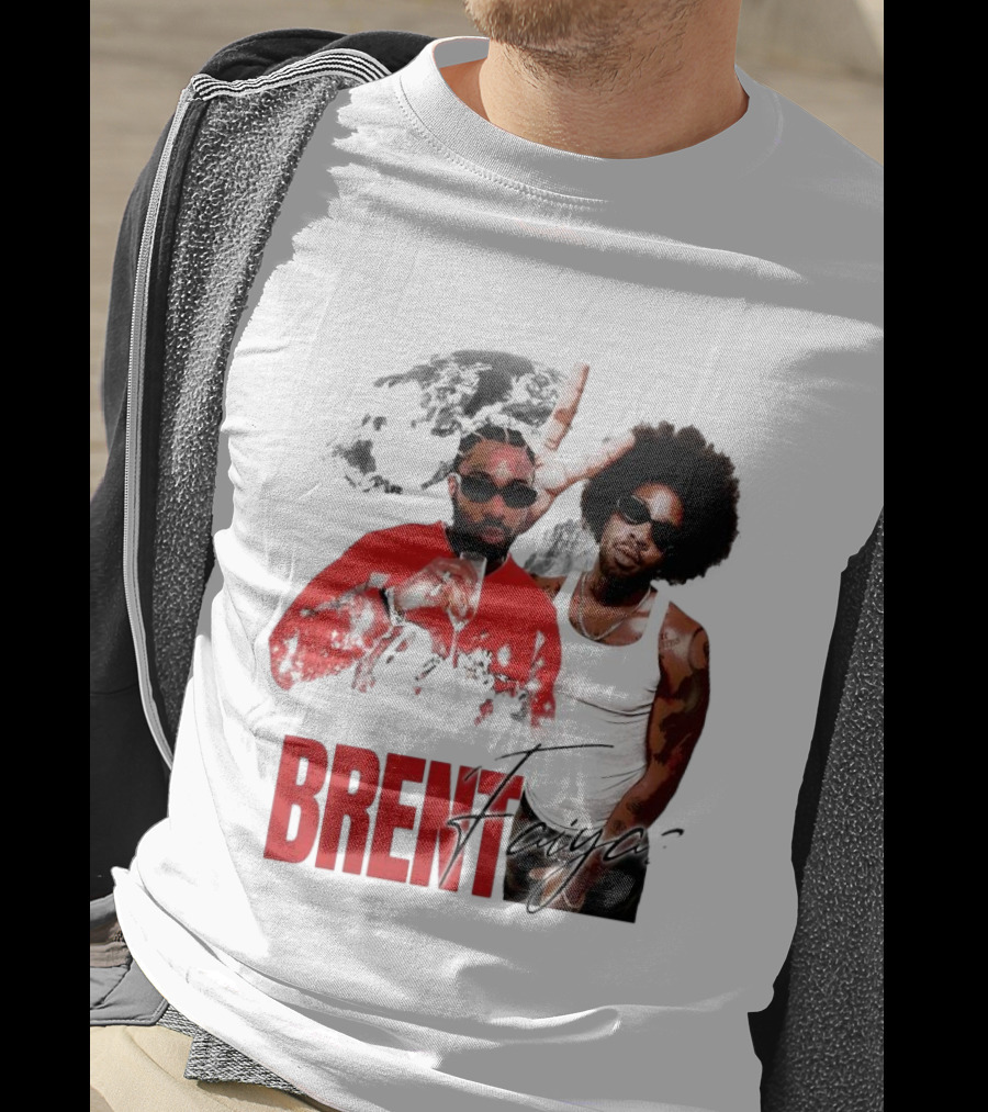 Brent Faiyaz Red Jacket And Tank Top T-Shirt