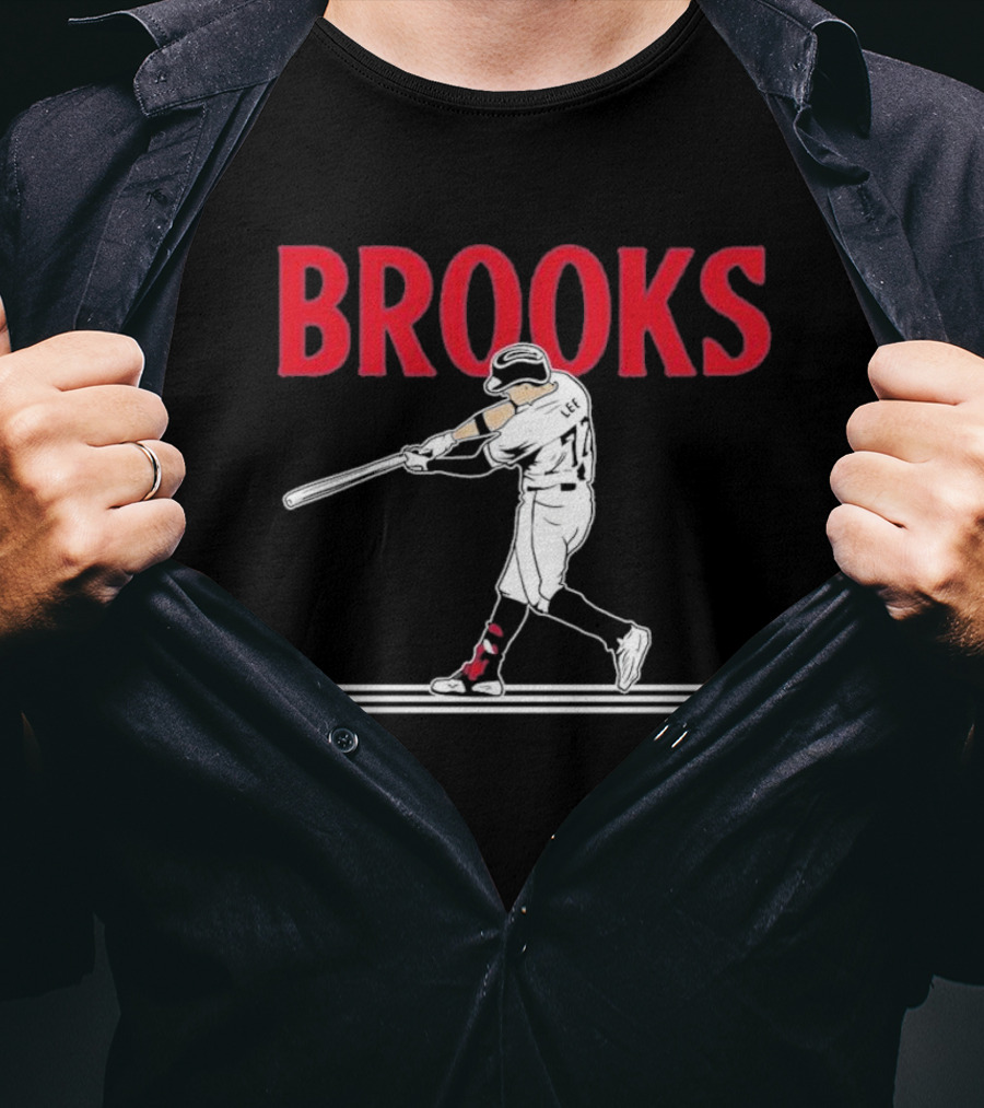Brooks Lee Baseball Slugger Swing T-Shirt