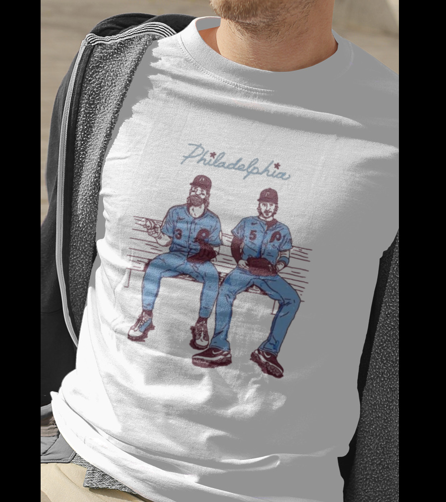 Philadelphia Bryce Harper Bryson Stott Baseball Duo T-Shirt