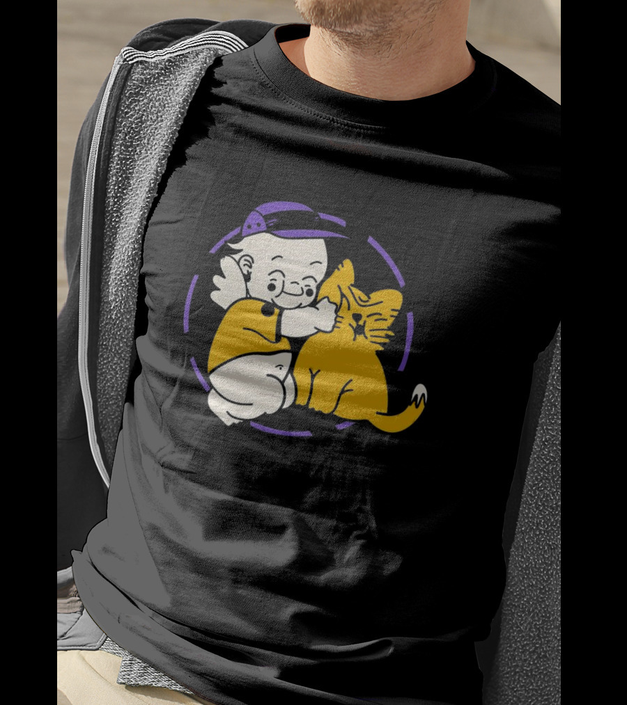 Braindead Flower Garden Urban Kats Barbed Wire Circle T-Shirt