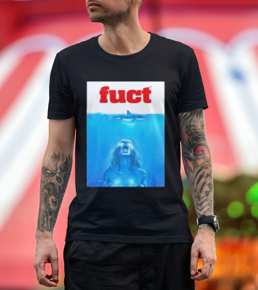 Fuct Store Jaws Parody Fuct Jawz T-Shirt