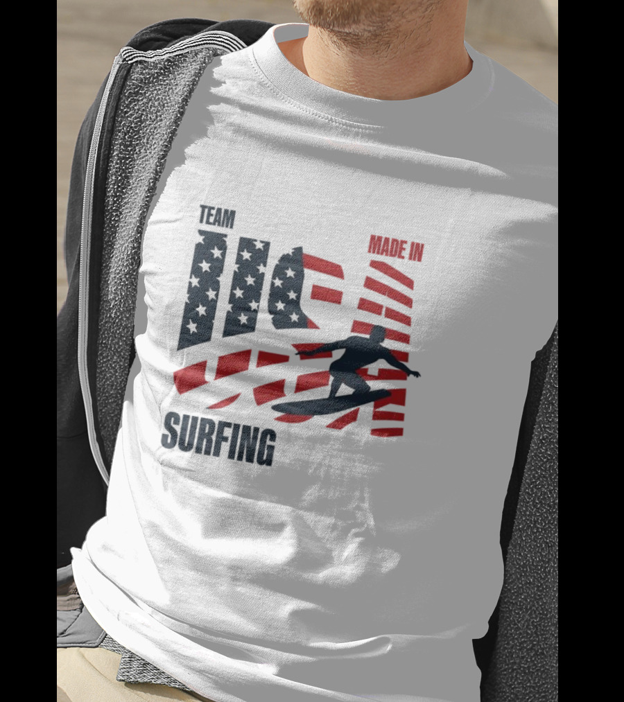 Team USA Surfing Made In Olympic T-Shirt