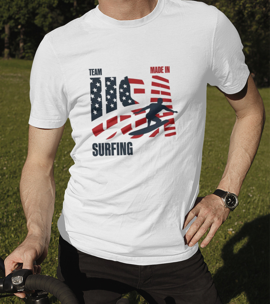 Team USA Surfing Made In Olympic T-Shirt