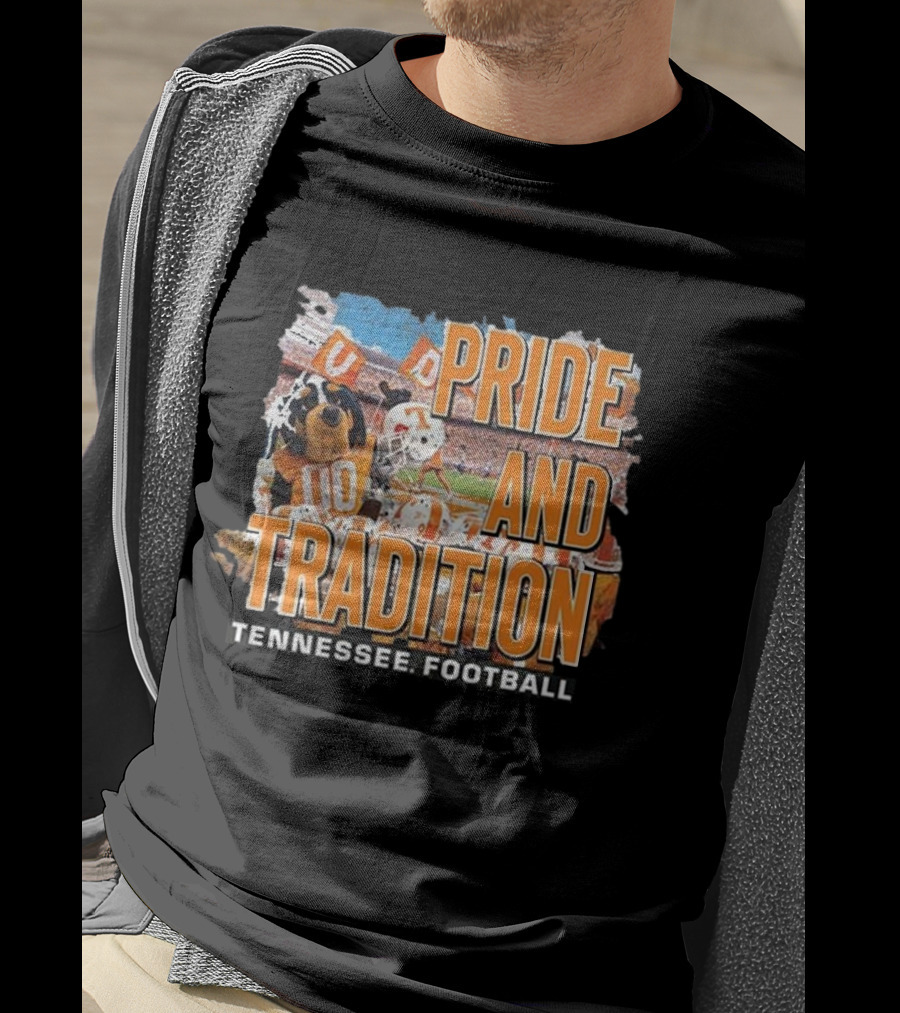 Tennessee Football Pride And Tradition Vols Stadium T-Shirt