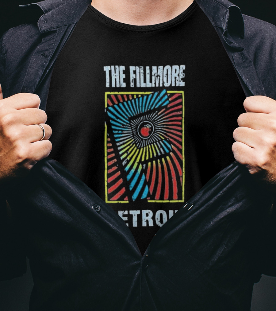 The Fillmore Detroit Spiral Rainbow T-Shirt