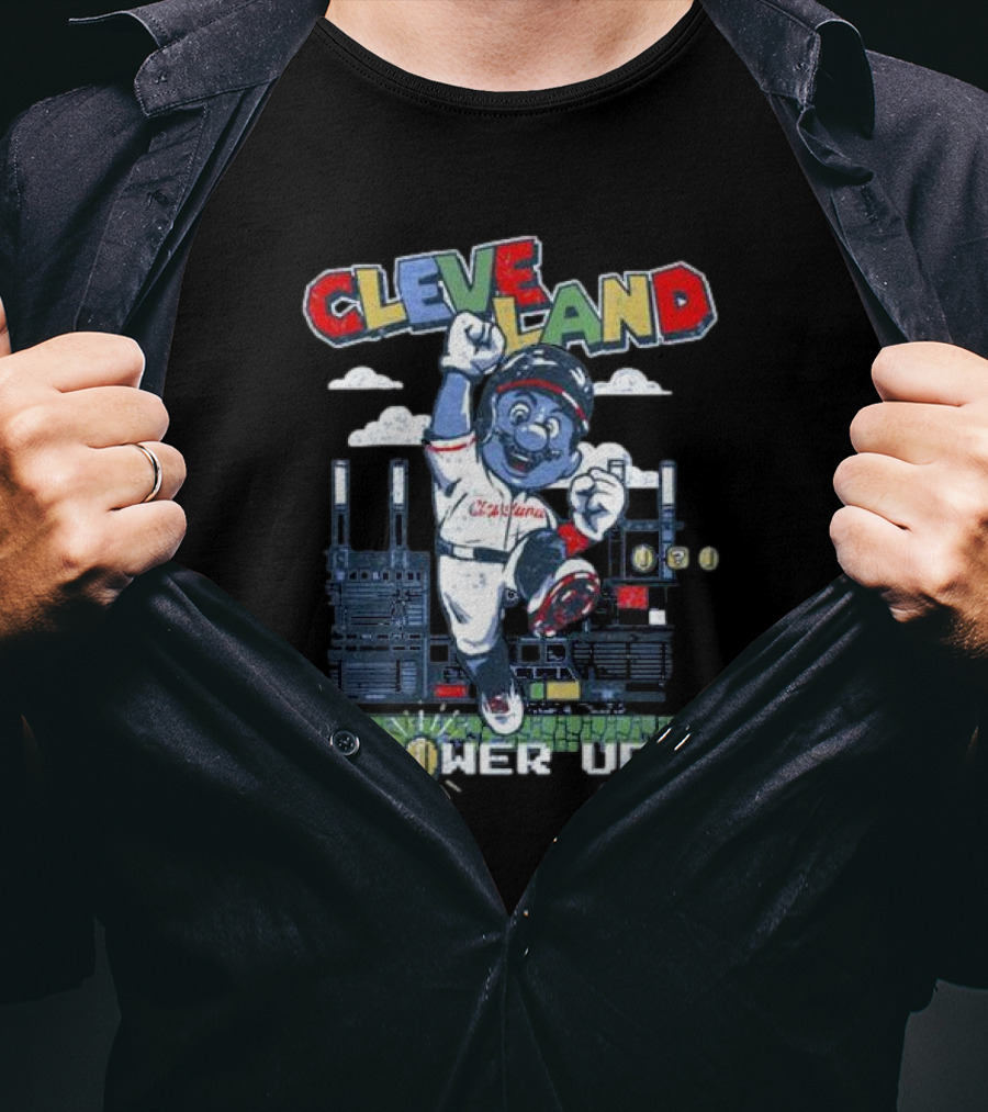 Cleveland Baseball Power-up Stadium Hero T-Shirt