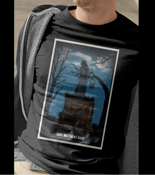 Dave Matthews Band Moonlit Show BankNH Pavilion July 16 2024 Gilford NH T-Shirt