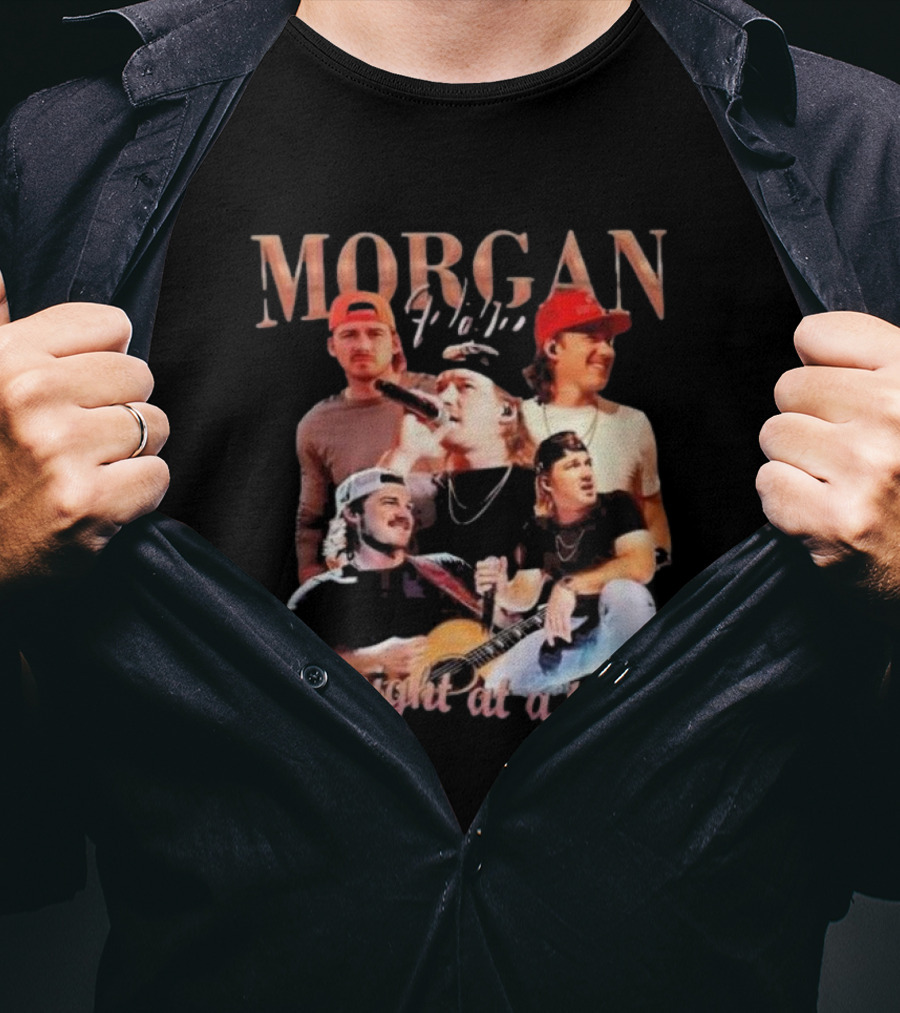 Morgan Wallen One Night At A Time Live Performance Montage T-Shirt