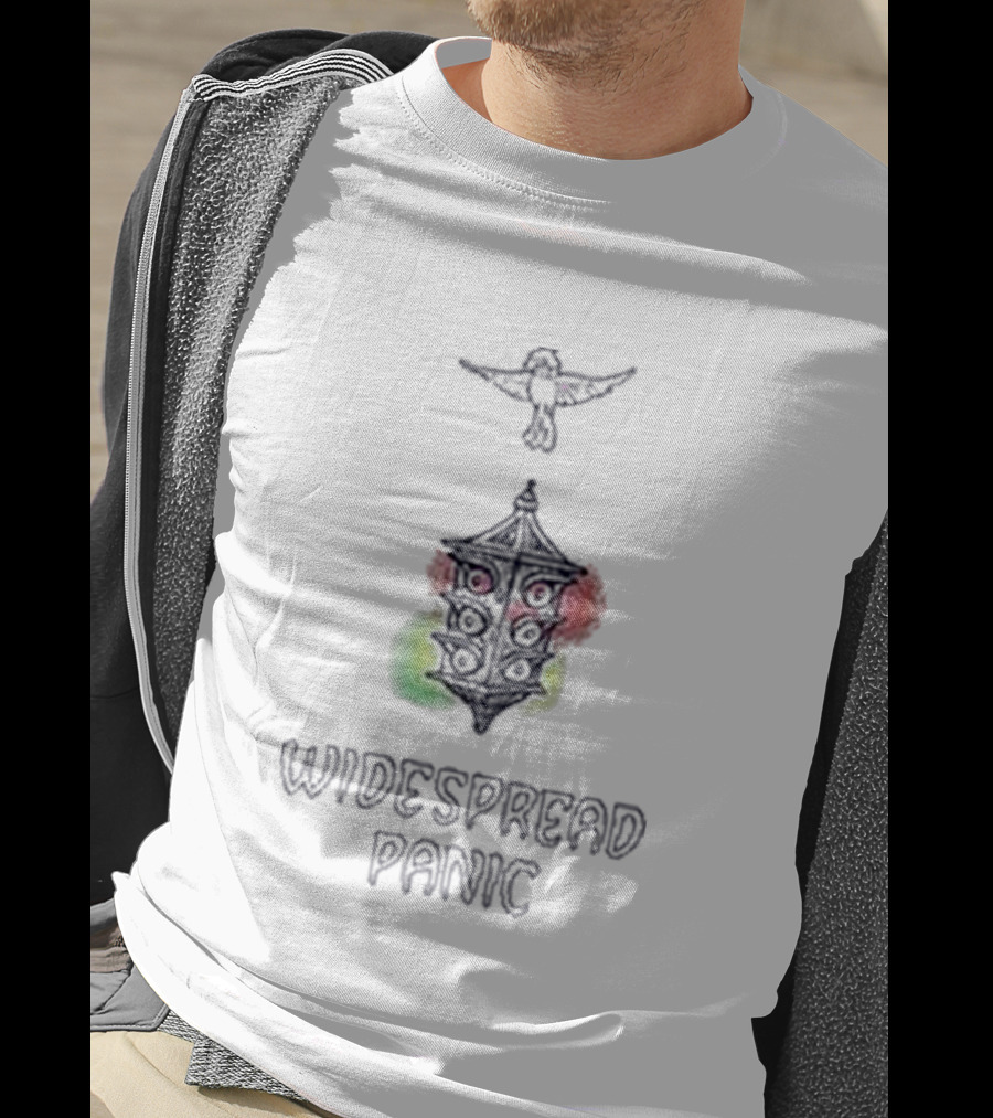 Widespread Panic Song Small Town Lantern And Bird T-Shirt