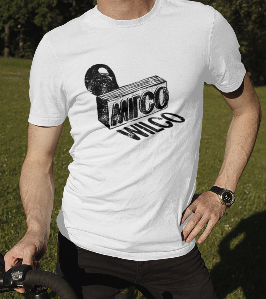 Wilco Stamp Rubber Ink Block T-Shirt