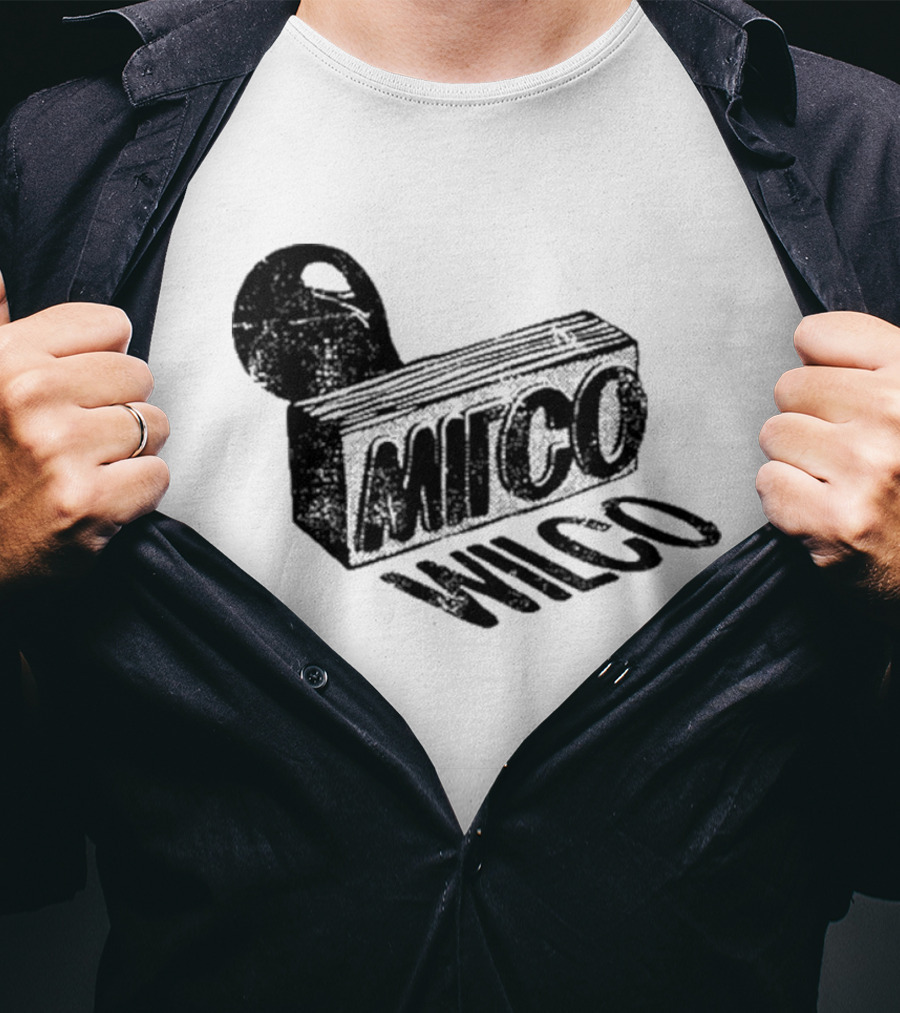 Wilco Stamp Rubber Ink Block T-Shirt