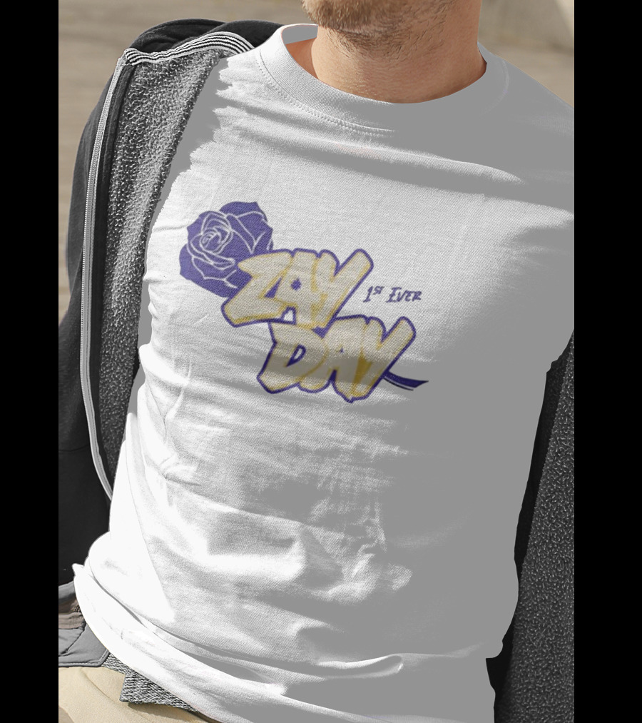 Zay Day 1St Ever Blue Rose T-Shirt