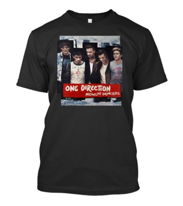 One Direction Midnight Memories Band Photo Collage T-Shirt