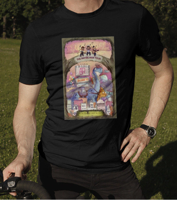 AJR The Maybe Man Tour Jul 16 2024 Delta Center Salt Lake City UT T-Shirt