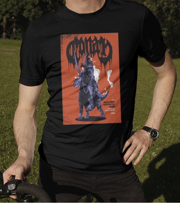 Conan Sep 15 2024 Café Campus Montreal With Wormwitch Mares Of Thrace Hippie Death Cult Magdabra Quebec Tour T-Shirt