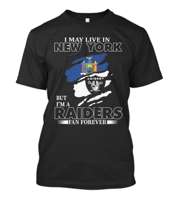 New York Resident Las Vegas Raiders Fan Forever Commitment T-Shirt