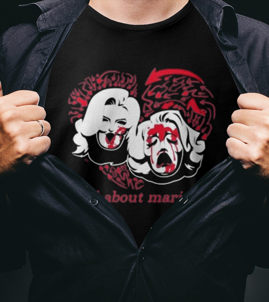 Mariahmayx All About Mariah Heart Faces Red Arrows T-Shirt