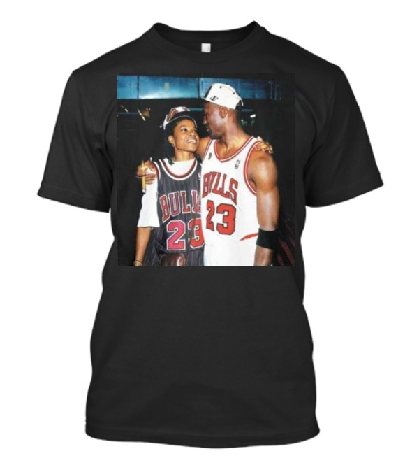 Bulls 23 Michael Jordan And Sheryl Swoopes In Chicago Bulls Jerseys T-Shirt