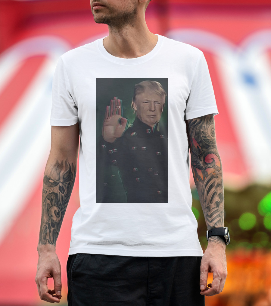 Trump Neo Matrix 2024 Shooting Assassination Attempt Fight T-Shirt