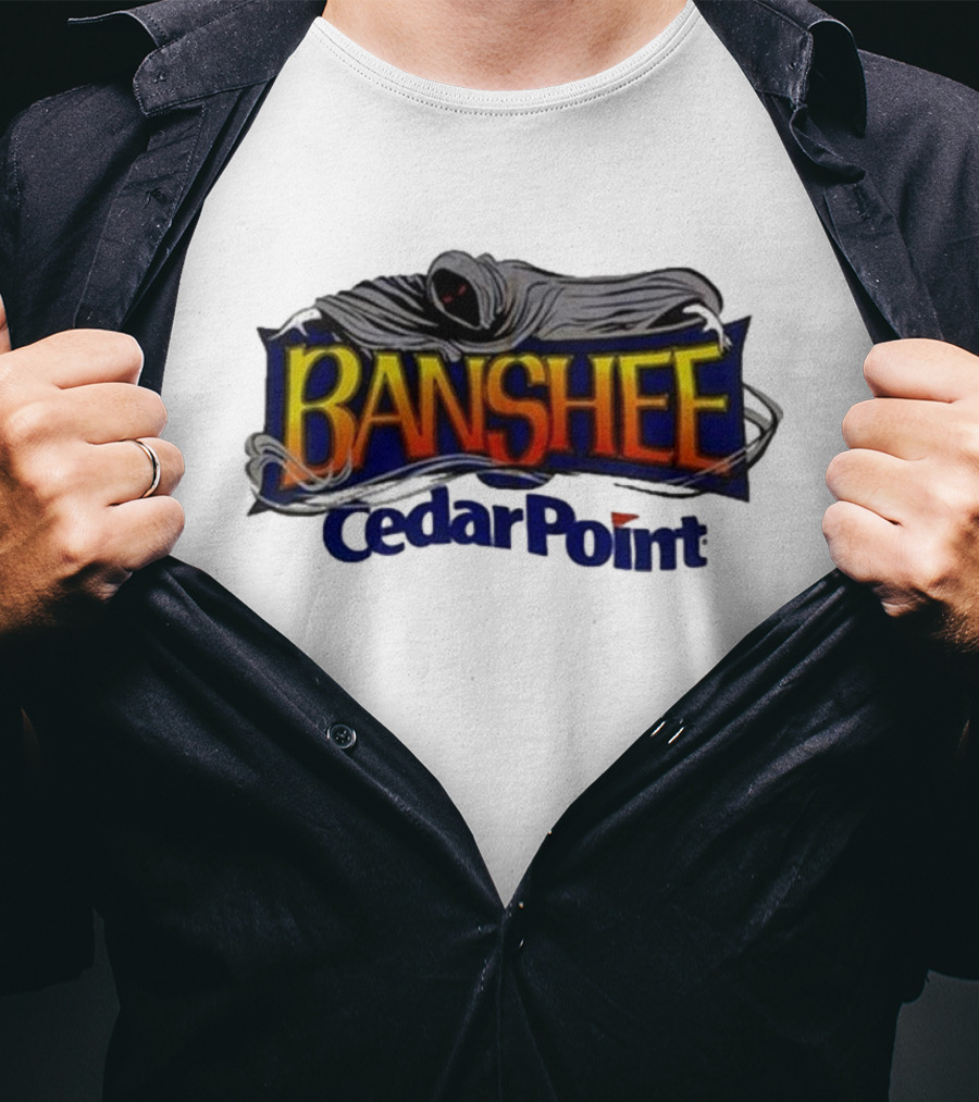 Banshee 1996 CedarPoint Vintage T-Shirt