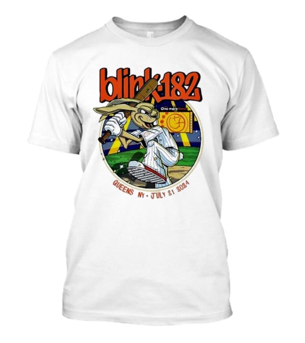 Blink 182 One More Time Baseball Character Citi Field Queens NY July 21 T-Shirt