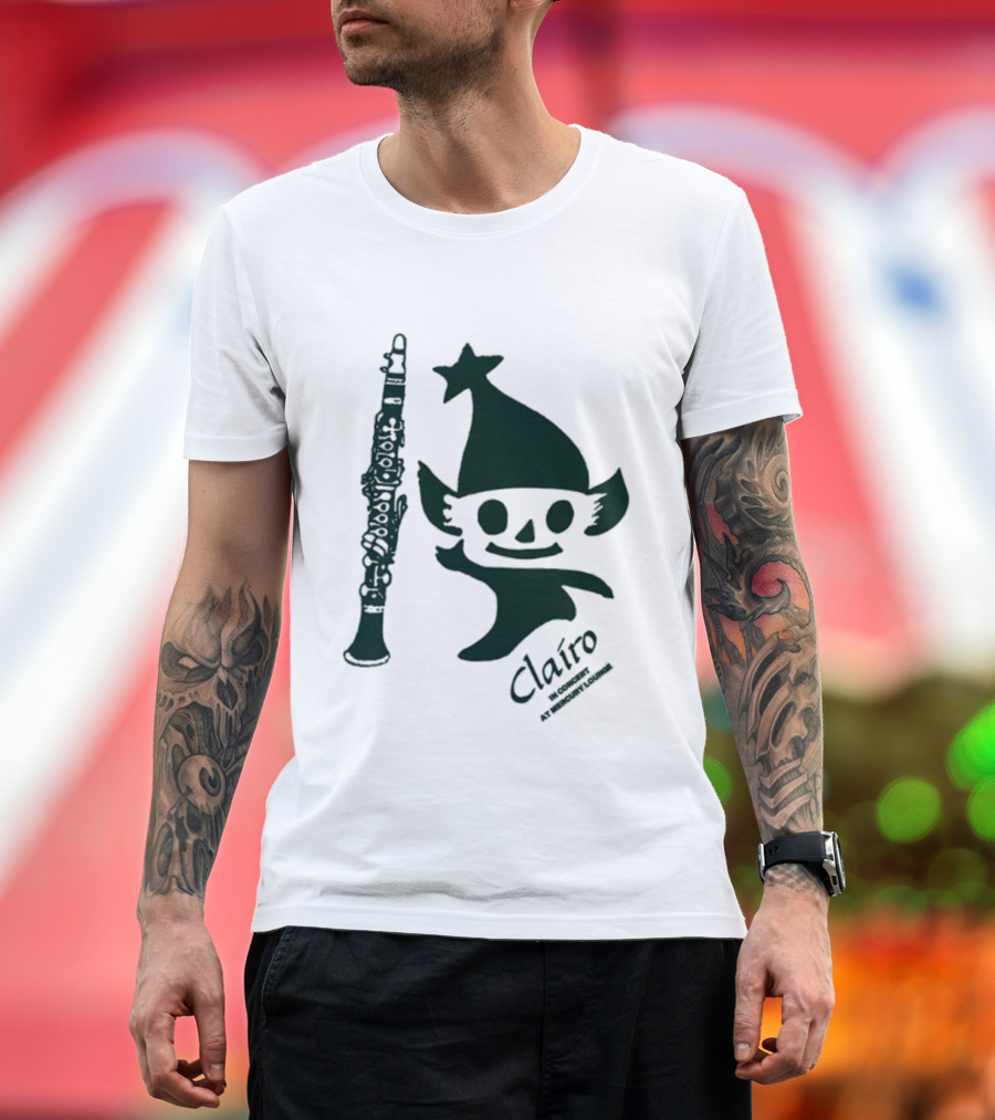 Clairo Concert at Mercury Lounge Elf and Clarinet Star T-Shirt
