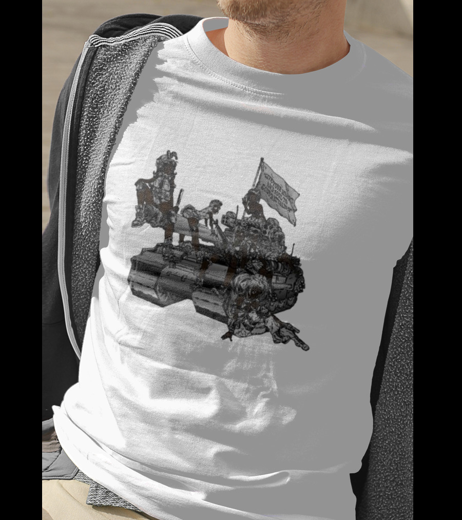 God God's Battalion Cloud White Ebony Battalion Tank T-Shirt