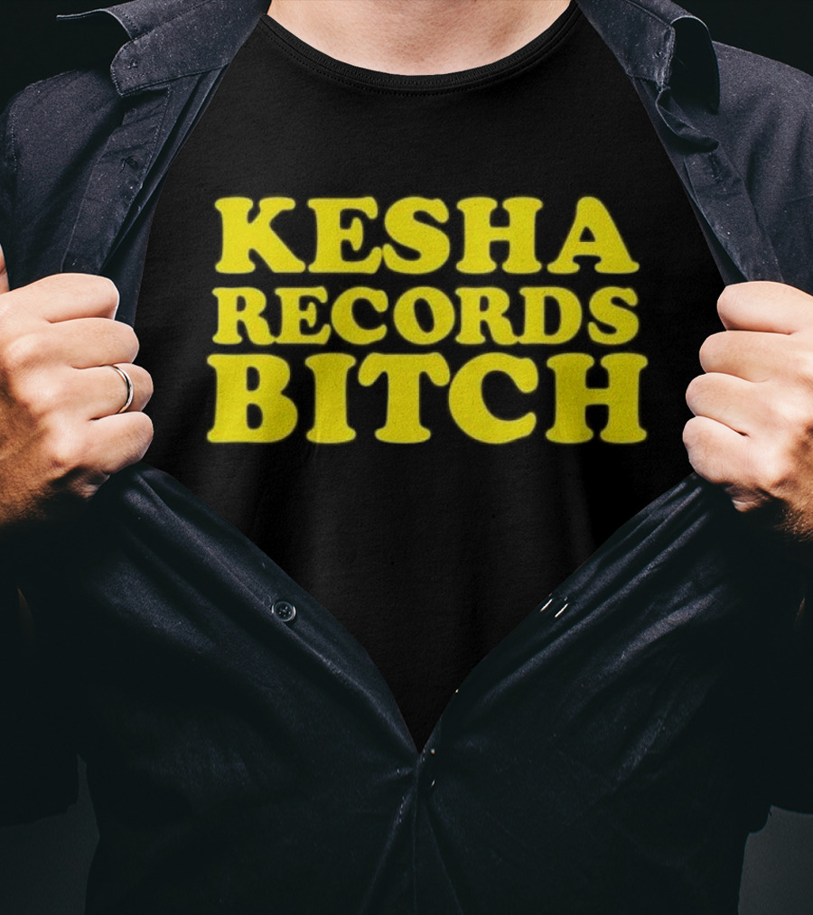 Kesha Records Bitch T-Shirt