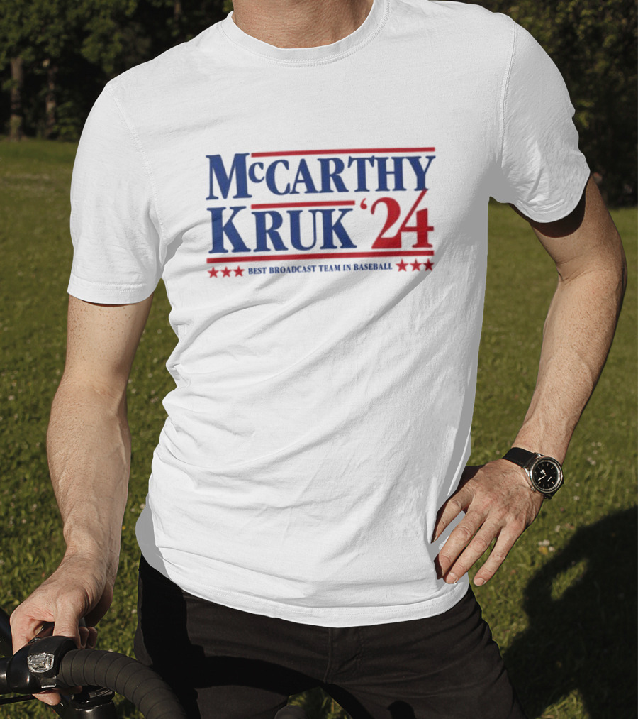 McCarthy Kruk ’24 Best Broadcast Team In Baseball Stars T-Shirt