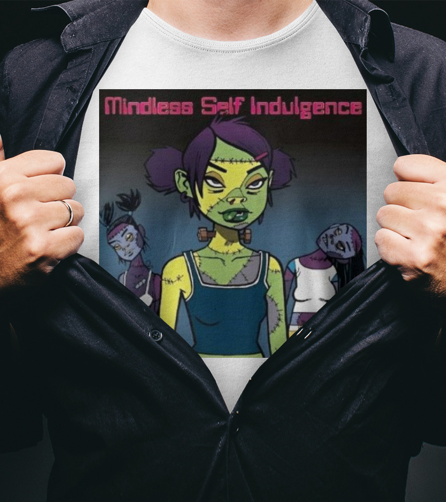 Mindless Self Indulgence Explicit Content Animated Zombie Characters T-Shirt