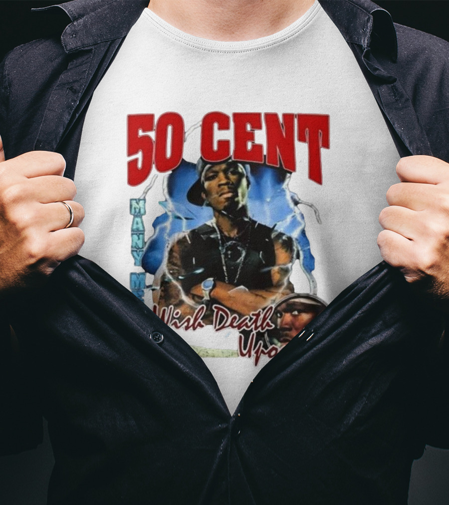 50 Cent Many Men Wish Death Upon Me Money By Monday T-Shirt