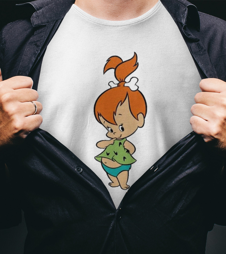 Originalkid Hanna Barbera Pebbles Flintstone Iconic Character T-Shirt
