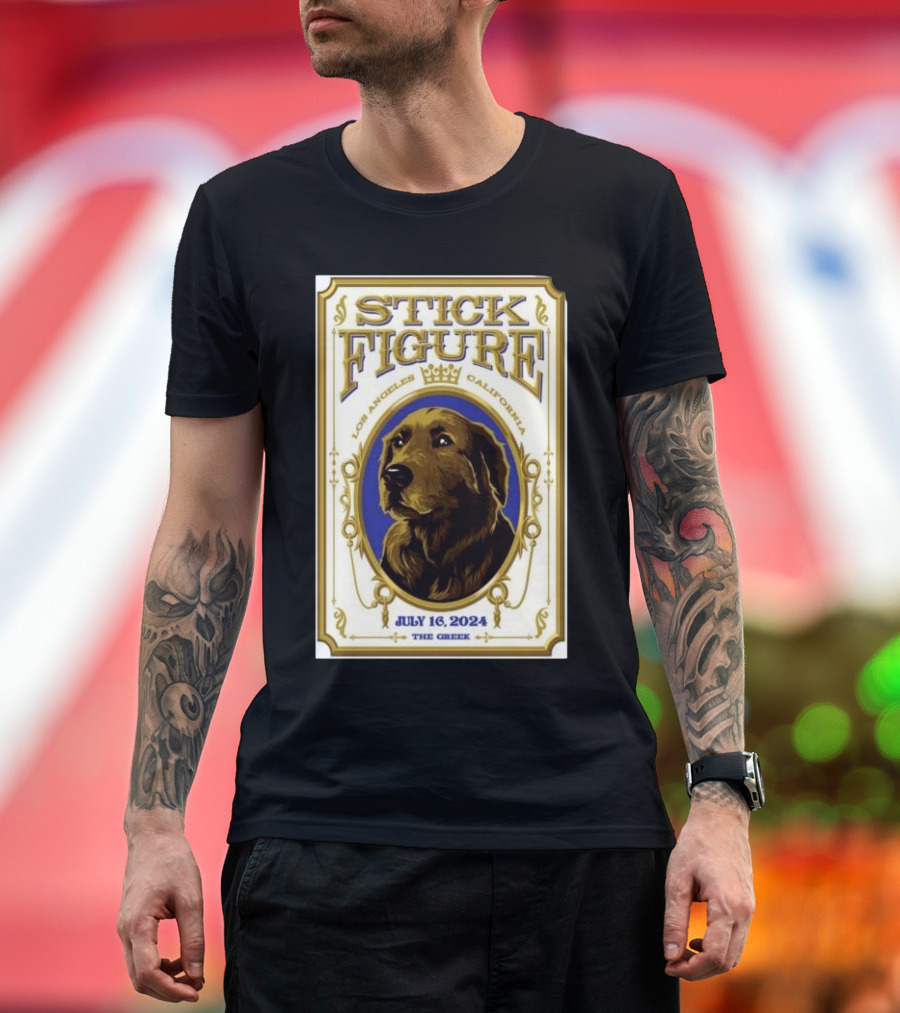 Stick Figure Los Angeles California July 16 2024 The Greek T-Shirt