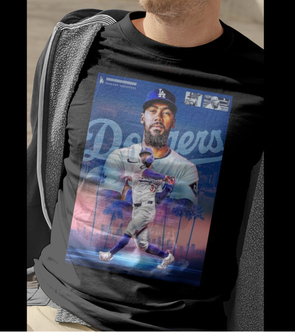 Teoscar Hernandez Los Angeles Dodgers Home Run Derby 2024 Winner Baseball Legend T-Shirt