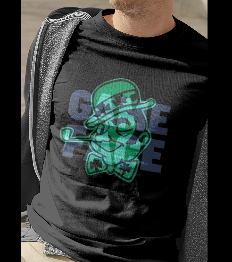 Celtics Game Face 7 Lucky Leprechaun T-Shirt