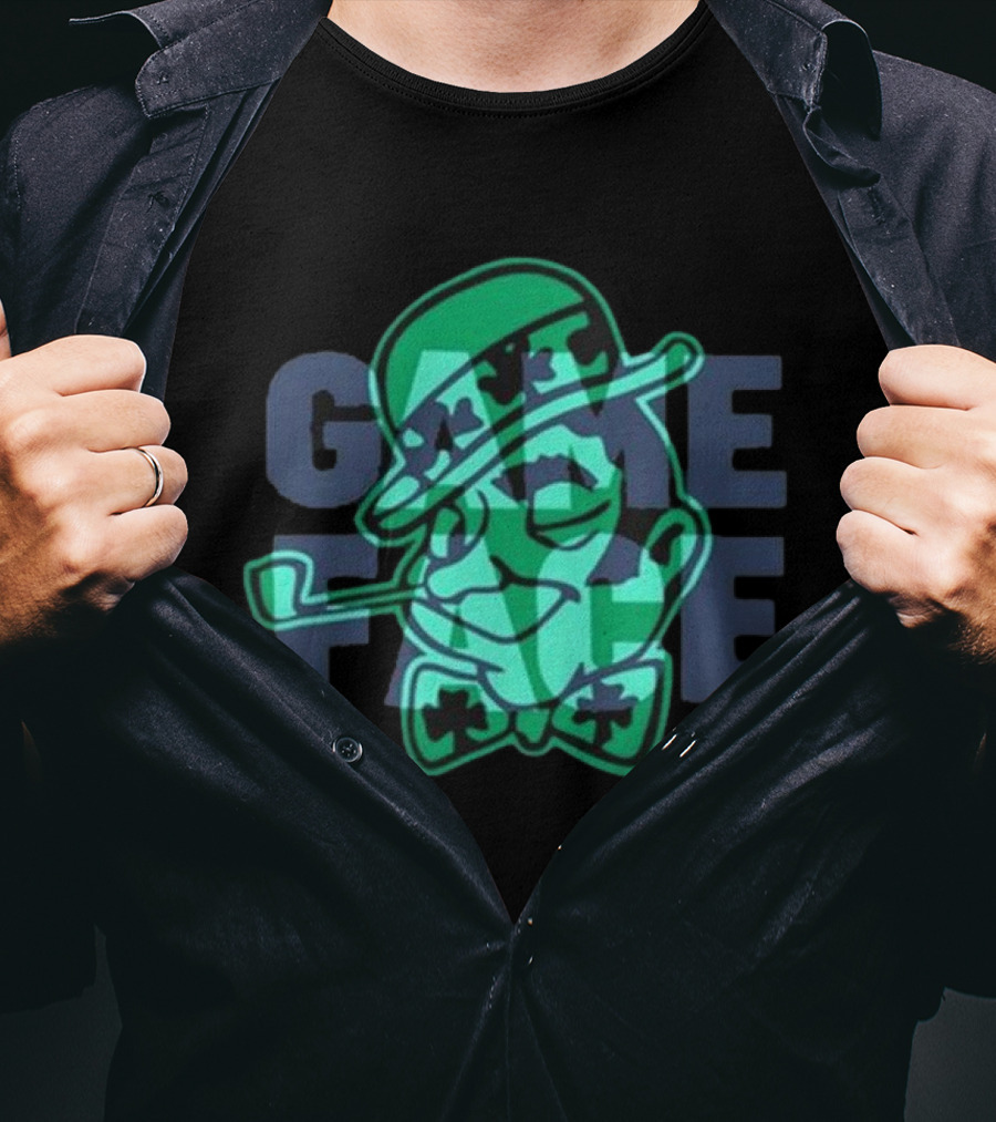 Celtics Game Face 7 Lucky Leprechaun T-Shirt