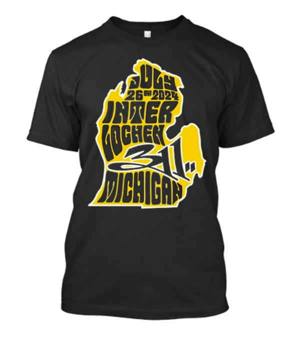 July 26th 2024 311 Interlochen Michigan T-Shirt