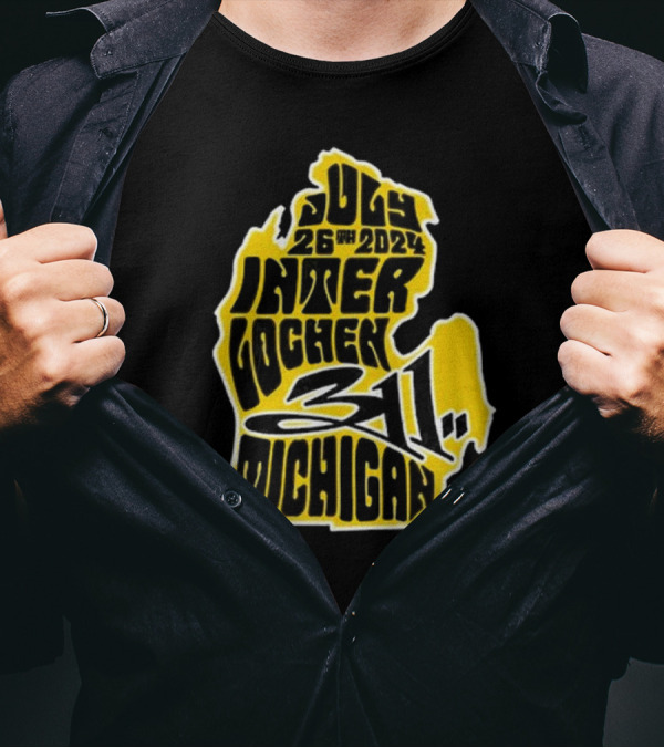 July 26th 2024 311 Interlochen Michigan T-Shirt