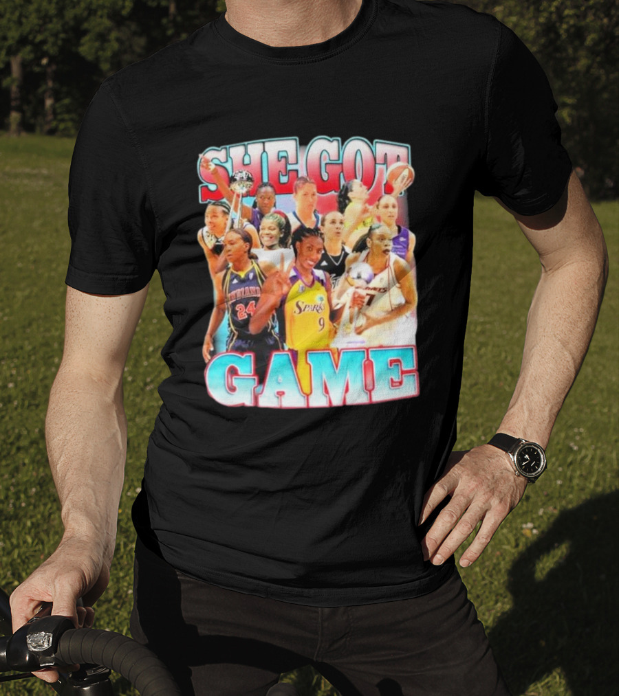 She Got Game Basketball Legends T-Shirt