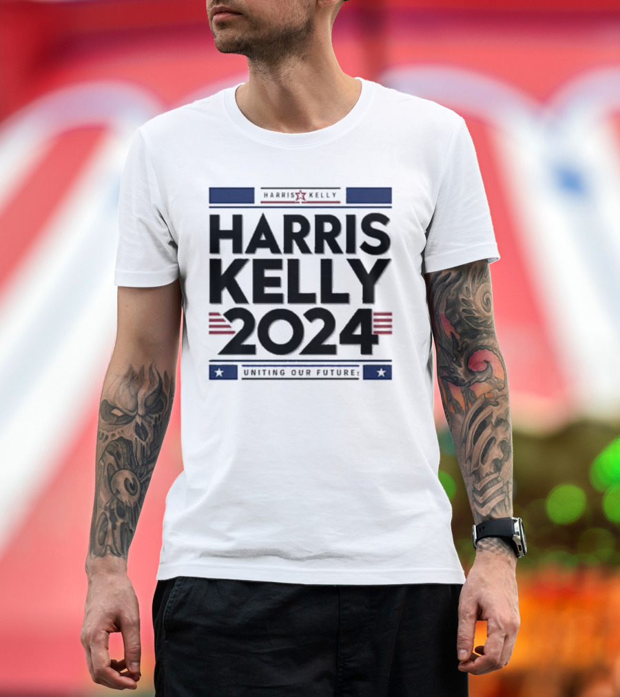 Harris Kelly 2024 Uniting Our Future Star Stripes T-Shirt