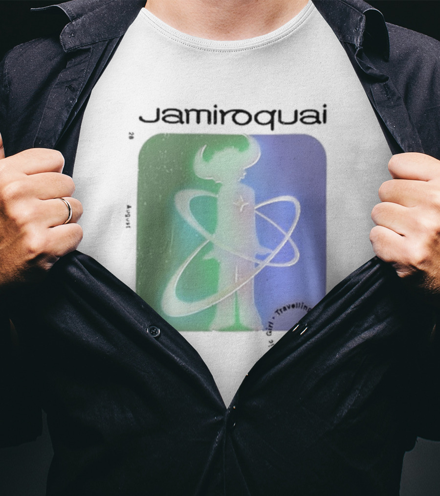 Jamiroquai Cosmic Being Travelling Without Moving August 29 96 T-Shirt
