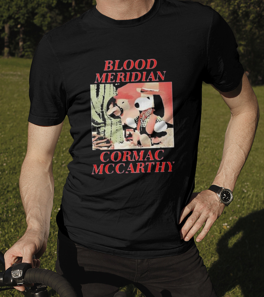 Blood Meridian Cormac McCarthy Snoopy Cowboy Cactus T-Shirt
