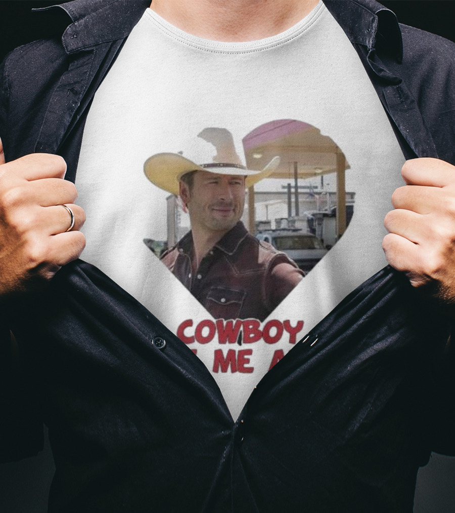 Cowboy Take Me Away Glen Powell T-Shirt