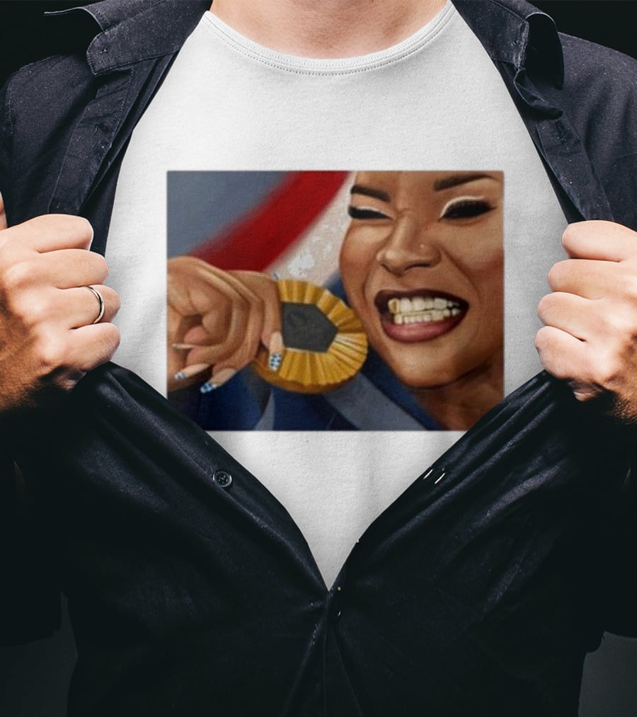 Deelashee Art Jordan Chiles Medal T-Shirt