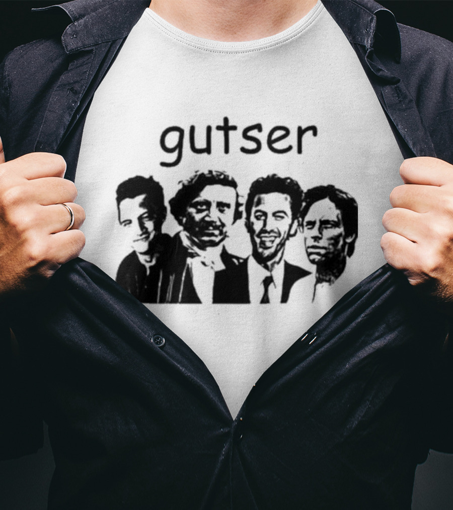 Guster Band Bootleg Gutser Seinfeld Faces T-Shirt
