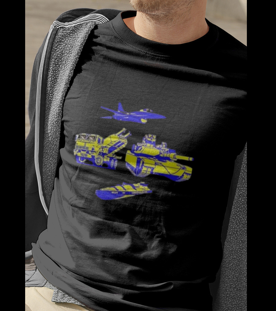 Holden Caulfield Peace Through Superior Firepower Military Vehicles Doge Dog T-Shirt