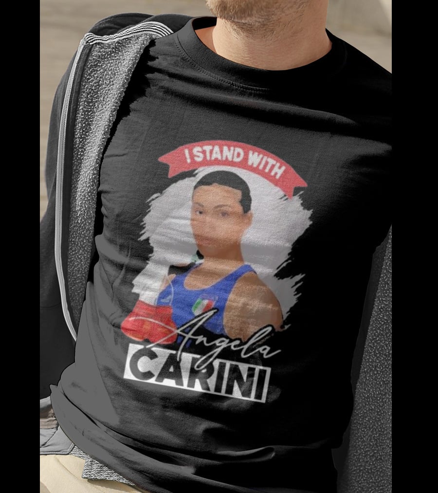 I Stand With Angela Carini Boxing Champion T-Shirt